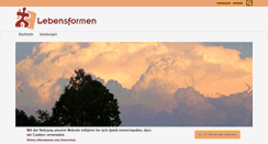 Desktop Screenshot of lebensformen-tv.de