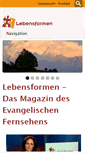 Mobile Screenshot of lebensformen-tv.de